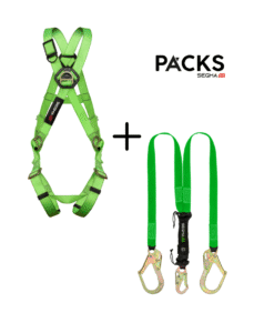 PACK: ARNÉS 4 ARGOLLAS + AMORTIGUADOR IGNÍFUGOS
