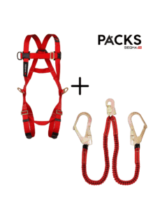 PACK: ARNÉS 3 ARGOLLAS + CABO DE VIDA STONES
