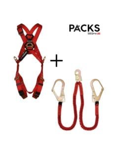 PACK: ARNÉS 4 ARGOLLAS + CABO DE VIDA