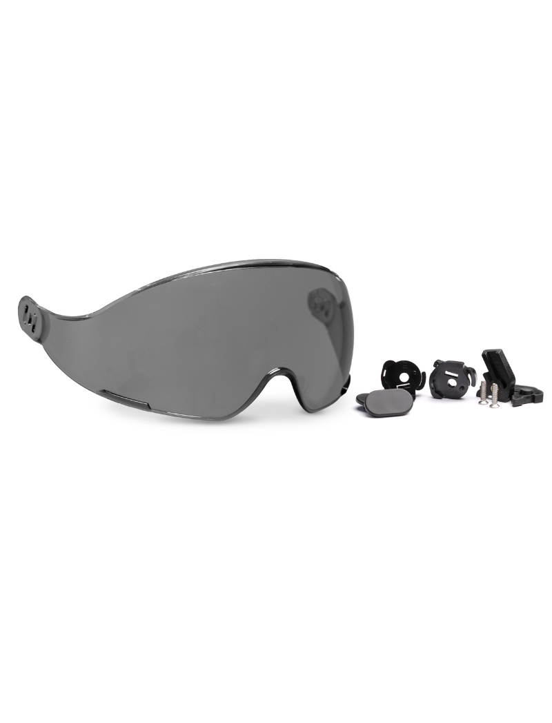 VISOR GRIS POLICARBONATO PARA CASCO